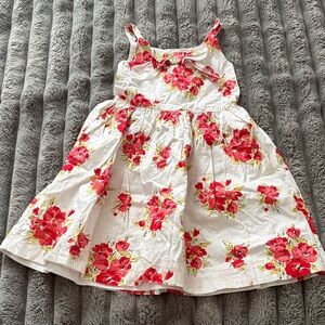 Janie and Jack Red Floral Kids Dress